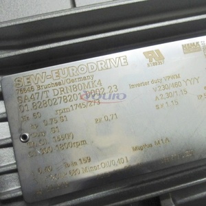 มอเตอร์เกียร์แบบเฮลิคอล-เวิร์ม Eurodrive SA47/T DRN80MK4 ของแท้ใหม่ 100% ประสิทธิภาพระดับพรีเมียม IE3 สำหรับระบบอัตโนมัติในอุตสาหกรรม - Product Image 2