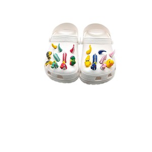 Customized 3D Shoe Decorations Plastic Charms Mermaid Dragon Snake Dolphin Marine Animal Buckles For Garden Shoes Summer Winter - Product Image 1