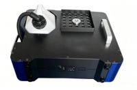 Machine à fumée professionnelle 1800W avec télécommande DMX, éclairage LED et fonction de projection pour scène, DJ, discothèque, mariage, fête, boîte de nuit