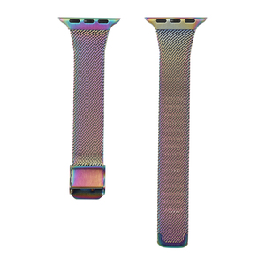 RYB élégant mince en acier inoxydable Premium Mesh <span class=keywords><strong>Watch</strong></span> <span class=keywords><strong>Bracelet</strong></span> pour <span class=keywords><strong>Apple</strong></span> <span class=keywords><strong>Watch</strong></span> Band 41mm 45mm 42mm 38mm - Product Image 3