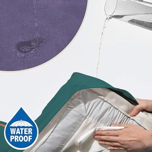 Cuccia per Cani di Lusso Grande Rettangolare con Copertura Rimovibile Impermeabile in Poliestere, Imbottitura in Schiuma a Nido d'Ape Ortopedica per Uso Estivo - Product Image 2