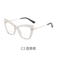 Qmoon – lunettes Anti-lumière bleue Tr90 personnalisées pour femmes, monture œil de chat, nouvelle collection 2023