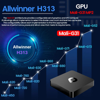 Mortal Q1S versión global Android TV Box Smart 4K Streaming Media Player AllwinnerH313 BT Voice Assistant H.265 2,4G Set-Top Box