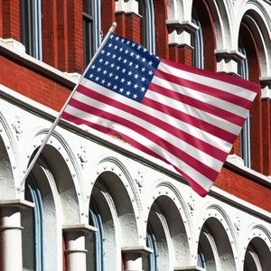 High Quality Custom 3x5 <b>Flags</b> Satin Silk Cloth Pennants with American Country Designs Factory Priced Includes Custom Logo - Product Image 3