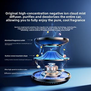 Diffuseur d'arômes intelligent pour voiture Cloud Wonder, machine d'aromathérapie haut de gamme, vaporisation automatique, <span class=keywords><strong>parfum</strong></span> haut de gamme - Product Image 2