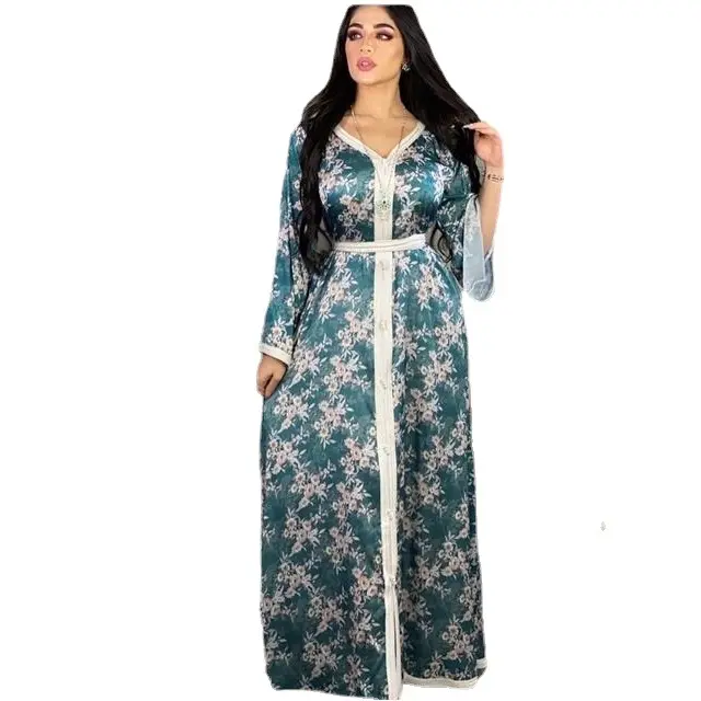 High quality Muslim women's clothing abaya Kaftan Indian and Pakistani women's clothing