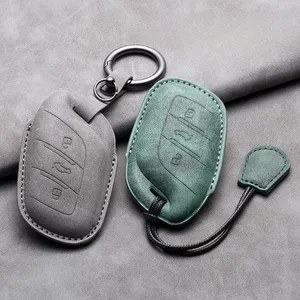 Étui de protection en cuir pour clé de voiture, porte-clés télécommande pour Roewe RX5 I5 I6 RX3 RX8 ERX5 MG ZS EV MG6 <span class=keywords><strong>EZS</strong></span> Accessoires - Product Image 6