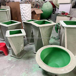 Vendita calda giardino bellissimo disegno rotondo in calcestruzzo fioriera stampo - Product Image 5