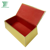 Boîte cadeau en forme de barre d'or brillante en papier, taille personnalisée, pour bonbons, chocolats, mariage, boîte à trésor en forme de brique dorée pour casino, fête d'anniversaire