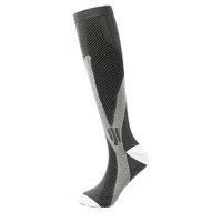 Chaussettes de compression graduée mi-hautes en Spandex/Nylon tricotées pour le voyage en avion, les infirmières, la course à pied, le marathon et les sports