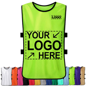 Gilet d'entraînement sportif en polyester personnalisé d'usine avec logo bavoirs promotionnels en gros de l'équipe de marathon de basket-ball de football - Product Image 1