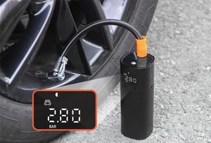 UrLazy 5000mAh Électrique Sans Fil Mini Portable Puissant 30W Numérique Automatique <span class=keywords><strong>Gonfleur</strong></span> De Pneu De Voiture avec Flash lumineux - Product Image 5