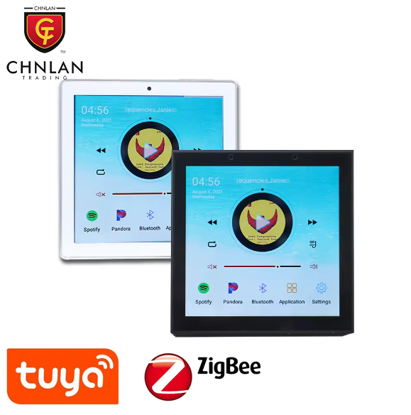 Hot Selling 4-Inch Smart Control Panel Home Audio System 2x25W for Wall Amplifier Android/Tuya Multi Home PA System