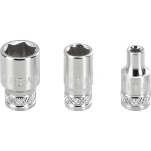 Clé à douille hexagonale Fervi, série normale, 6 mm, 8 mm, 10 mm, jeu métrique - Product Image 1