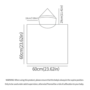 <span class=keywords><strong>Toalla</strong></span> de Baño para Bebé de Microfibra Cómoda con Logotipo Personalizado, Mantas con Capucha Absorbentes para Niños en Forma Cuadrada - Product Image 5