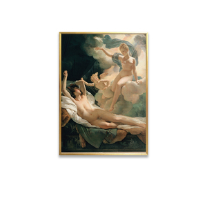 Decoración del Hogar Personalizada, Arte de Pared en Lienzo Pintado a Mano con Óleo, Pareja <span class=keywords><strong>Sexy</strong></span>, Cuadros de Desnudos Famosos - Product Image 3
