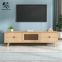 Mueble para TV de Madera Ecológico Moderno, Estilo Rústico, Listo para Enviar, Personalizable, de Bajo Precio y Fabricación Directa de Fábrica, para Hogar u Hotel
