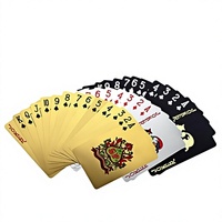Cartes à jouer 100 % étanches, cadeaux promotionnels créatifs, cartes à jouer en PVC personnalisées pour le carnaval, pour une utilisation en jeu