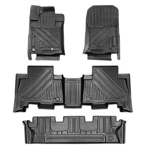 Convient pour <span class=keywords><strong>Toyota</strong></span> Prado 5/7 seat 2010-19 SX Overmaster TX-L VX imperméable tpe tapis de sol voiture - Product Image 1