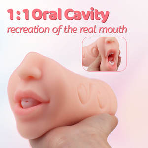 Ultra-Realistische Tpe Mannelijke Masturbator Orale <span class=keywords><strong>Sex</strong></span>-Stijl Seksspeeltjesbeker Voor Mannelijke Tevredenheid - Product Image 5