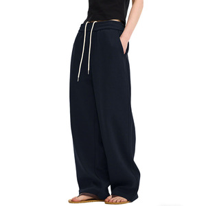 <span class=keywords><strong>Pantaloni</strong></span> da <span class=keywords><strong>donna</strong></span> in maglia a gamba larga, vestibilità ampia, personalizzabili, lunghi, casual, all'ingrosso - Product Image 3