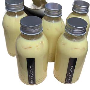 Bouteille de boisson en PET épaissi de 350 ml avec col en aluminium et couvercle fileté pour les chaînes de magasins, idéale pour le thé au lait, le yaourt, le jus, les boissons à base de <span class=keywords><strong>mannan</strong></span> de branches de peuplier - Product Image 5