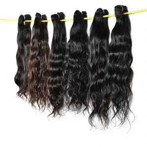 Paquetes de hueso vietnamita crudo natural recto varias longitudes 8 '' - 32'' al por mayor máquina alineada con cutícula extensiones de doble trama - Product Image 1