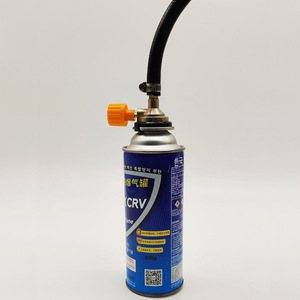 Adaptador de manguera de recarga para estufa de gas para camping, para tanque de cartucho, uso en exteriores, para todas las estaciones, material plástico, 1 unidad - Product Image 4