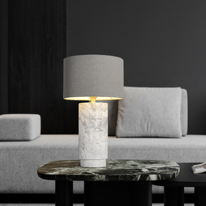 <b>Table</b> <b>Lamp</b> Marble <b>Base</b> Led Light E27 Switch Control For Home Bedroom Desk Decoration - Product Image 1