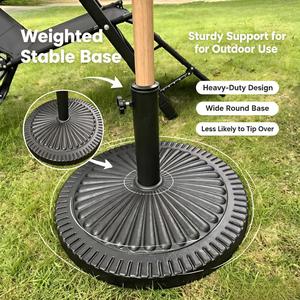 Sombrilla de Playa y Patio con Borlas, <span class=keywords><strong>Parasol</strong></span> Impermeable de 110 cm, con Inclinación Manual para Uso en Exteriores - Product Image 5