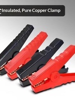 Câbles de batterie DC, câbles de démarrage pour voiture, pinces crocodiles pour loisirs, pinces crocodiles plastifiées, borne de puissance 95 mm, connecteur de câble de charge