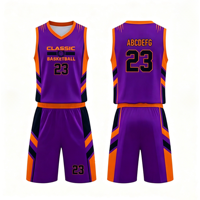 Maillot de basket-ball unisexe sur mesure de haute qualité OEM, imprimé, grande taille, respirant en polyester avec logo personnalisé