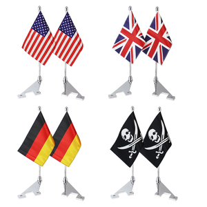 Porte-bagage suspendu pour <span class=keywords><strong>moto</strong></span>, support pour drapeau Vertical, pour Harley Davidson Touring 2014 — 2019 - Product Image 1