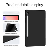 Pour Samsung Galaxy Tab S11/S9/FE 12.4 pouces tablette TPU couverture antichoc conception matériau léger Installation facile