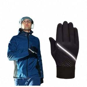 Warm Cycling <b>Gloves</b> Silicone Non-slip Waterproof <b>Touch</b> Screen Running <b>Gloves</b> - Product Image 4