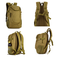 Sac de sport tactique personnalisé multi-couleurs 600D 25L imperméable Molle, sac à dos tactique camouflage léger unisexe