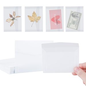 Factory Premium Clear <strong>Mini</strong> Translucent Vellum Glassine <strong>Envelopes</strong> for Jewelry Seed Stamp Coin Collecting Card - Product Image 1
