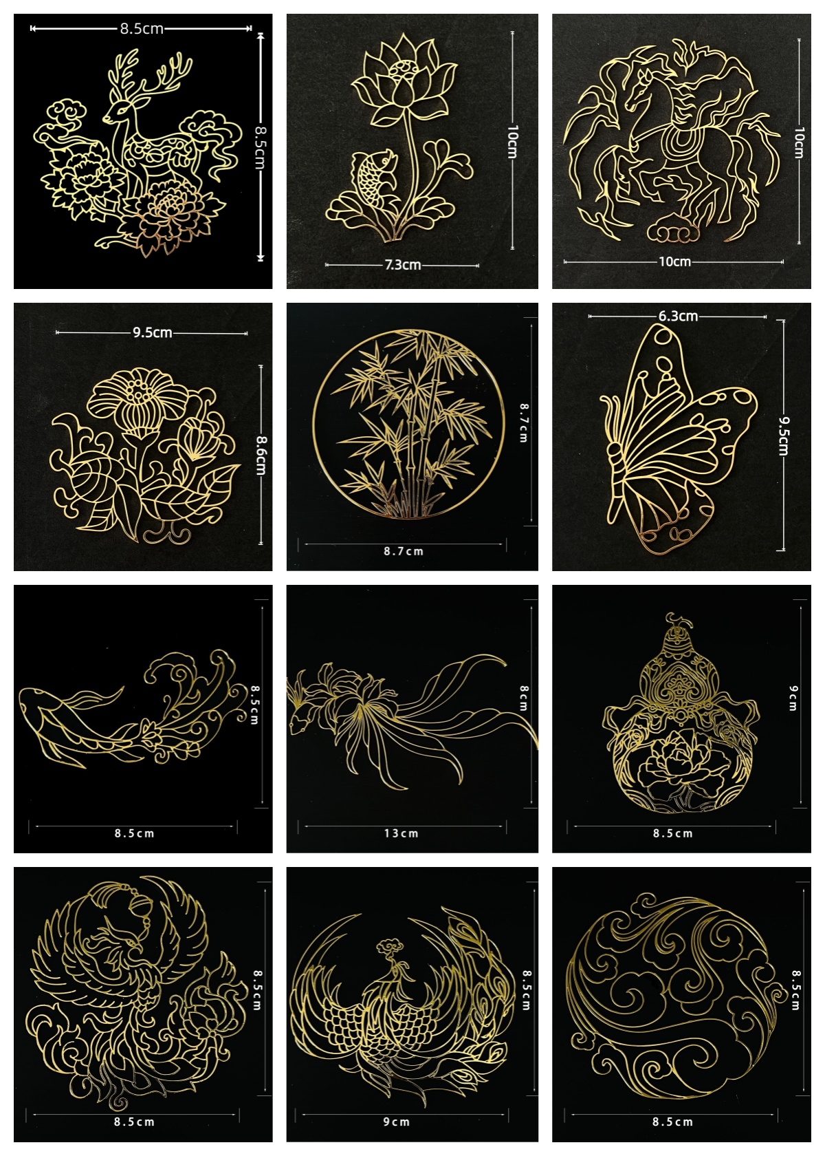 12 designs can be choose
