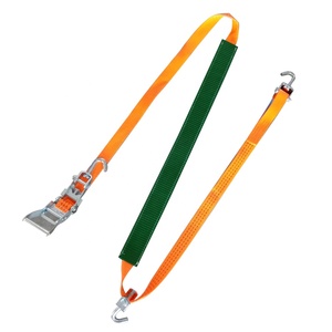 50MM 4T 3M cinghia di ancoraggio antiscivolo GS poliestere cintura J gancio per camion auto <span class=keywords><strong>cricchetto</strong></span> cravatta cinghia per trasporto sicuro - Product Image 1