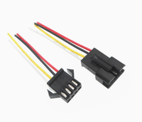 Câble terminal SM254 CN 2P/3P/4P, connecteurs de couplage aérien mâle-femelle avec lumière LED pour applications électroniques
