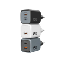 Approbation Ce Bs Adaptateur de voyage 30w 45w Pd Adaptateur Type-c Chargeur pour PC
