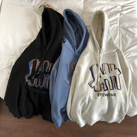 Sweat-shirt pull-over thermique doublé polaire épais style Harajuku pour femme, le plus vendu 2026, idéal pour le streetwear urbain professionnel