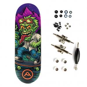 Fingerboard Profesional de Madera de Arce con Puntas para los Dedos, Tabla de Fingerboard, Finger Skateboard, Set de Fingerboard Profesional Personalizado - Product Image 1