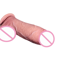 Venta directa de fábrica, consoladores de succión vibratorios, juguetes para adultos, vibrador de silicona líquida, consolador enorme para mujeres