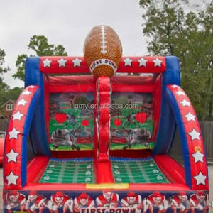 Jeu gonflable de football américain pour 2 joueurs, jeu de lancer de ballon pour enfants, idéal pour les fêtes et événements, en vente - Product Image 1