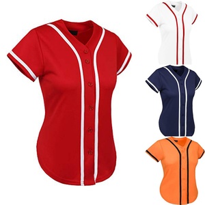 T-shirt de baseball pour femme à manches courtes, respirant, imprimé, séchage rapide, pour softball, personnalisable avec logo, été - Product Image 6