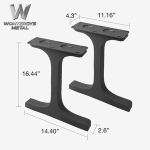 Patas de Mesa Metálicas Industriales Resistentes al Por Mayor para Mesas de Comedor, Escritorios, Mesas de Centro, Muebles para el Hogar, Oficina y Hotel - Product Image 2