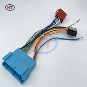 ISO kabel Perempuan memanfaatkan 15cm PVC mobil Stereo Adaptor konektor Radio kawat konektor Adaptor Plug Kit untuk mobil elektronik - Product Image 4