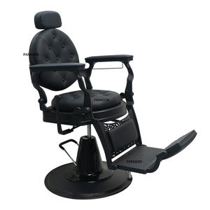 Silla de Barbero de Cuero de Lujo Personalizada, Silla Ergonómica para Barbería, Equipo Profesional de Salón de Belleza para Accesorios de Barbería - Product Image 1