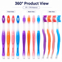 Usine de brosses à dents OEM ODM, gratte-langue et brosse à prothèses dentaires, emballage personnalisé, impression de logo, CE FDA